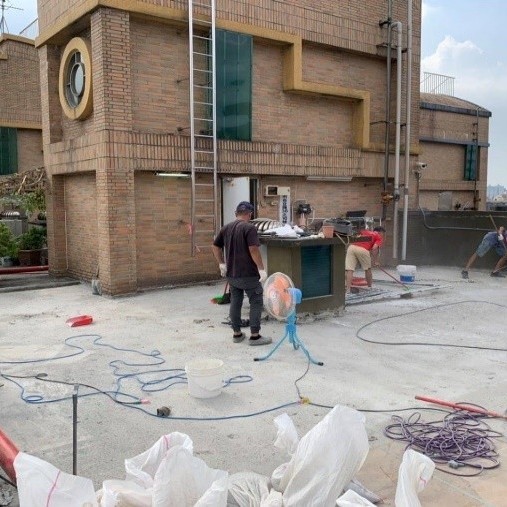 步驟 1：素地清潔示意圖